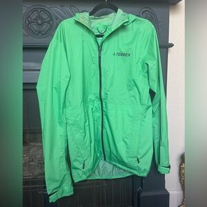 Adidas Terrex Vibrant Green Lightweight Jacket